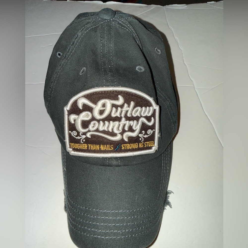Moonshine Spirit by Brad Paisley "Outlaw Country" Baseball ADJ Hat Distressed